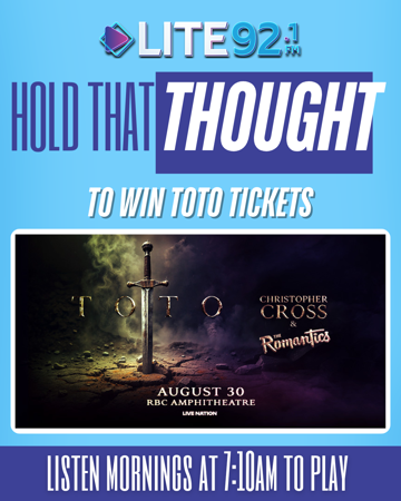 Hold That Thought - LIsten to Win Tickets to TOTO